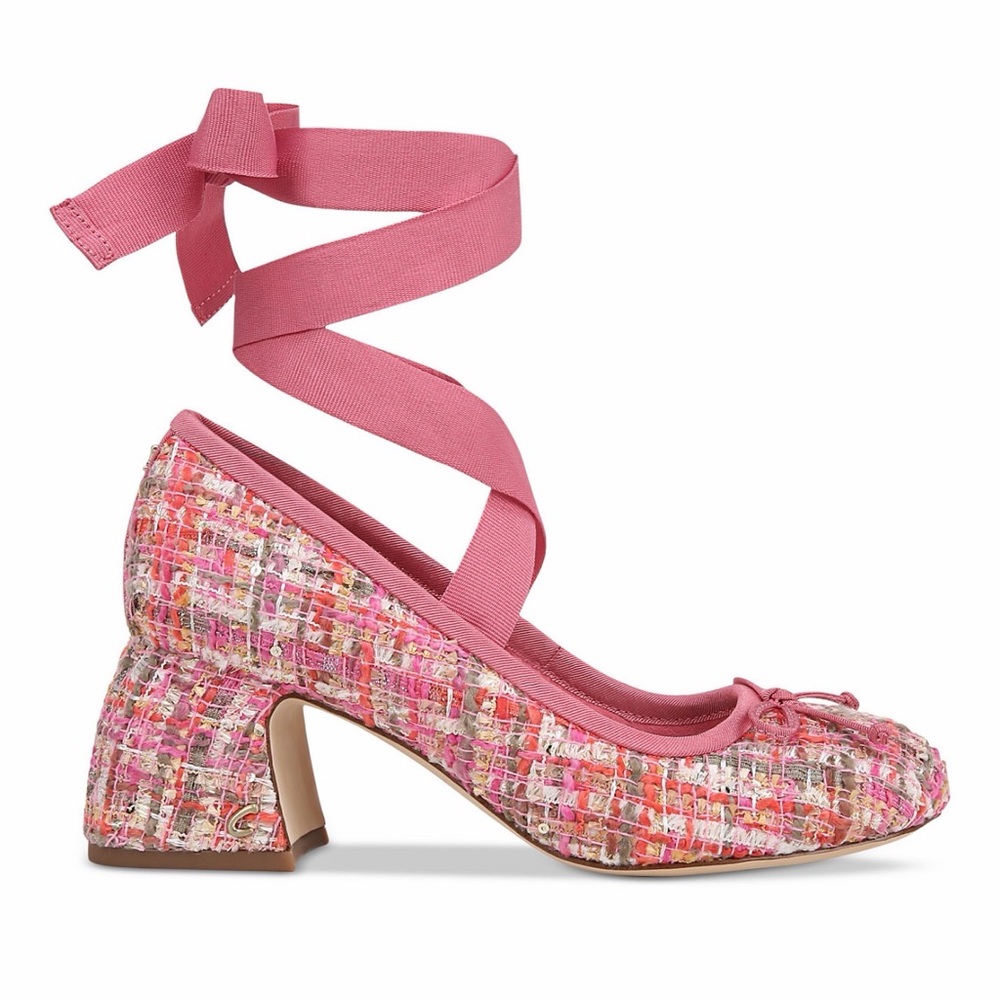 Circus by Sam Edelman Pink Tweed Heels